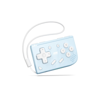 IINE Mini Retro Wireless Keychain Controller for Mobile & PC Gaming (Baby Blue) L1282