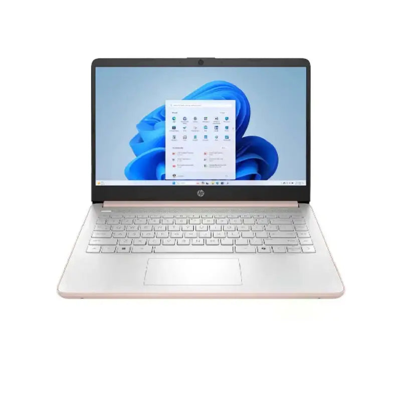 HP 14" HD Laptop Intel N150 Processor 4GB LPDDR5 RAM / 128GB UFS Intel Graphics Windows 11 home Pale Rose Gold 14-dq6105dx