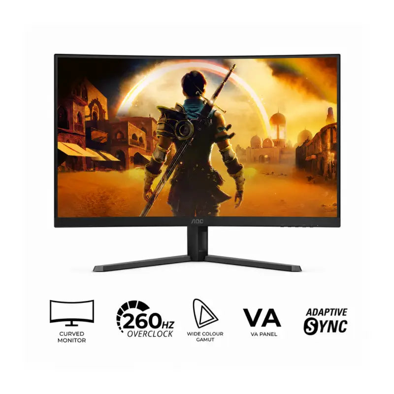 AOC C32G42ZE 31.5" FHD (1920x1080) HDR 250Hz Curved Gaming Monitor