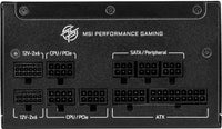 MSI MPG A1250GS PCIE5 1250W PSU