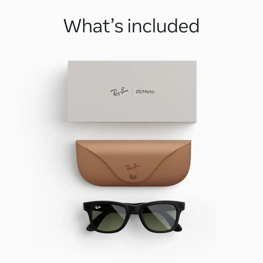 Ray-Ban Meta Wayfarer Gen 2 Shiny Black G-15 Green Lenses