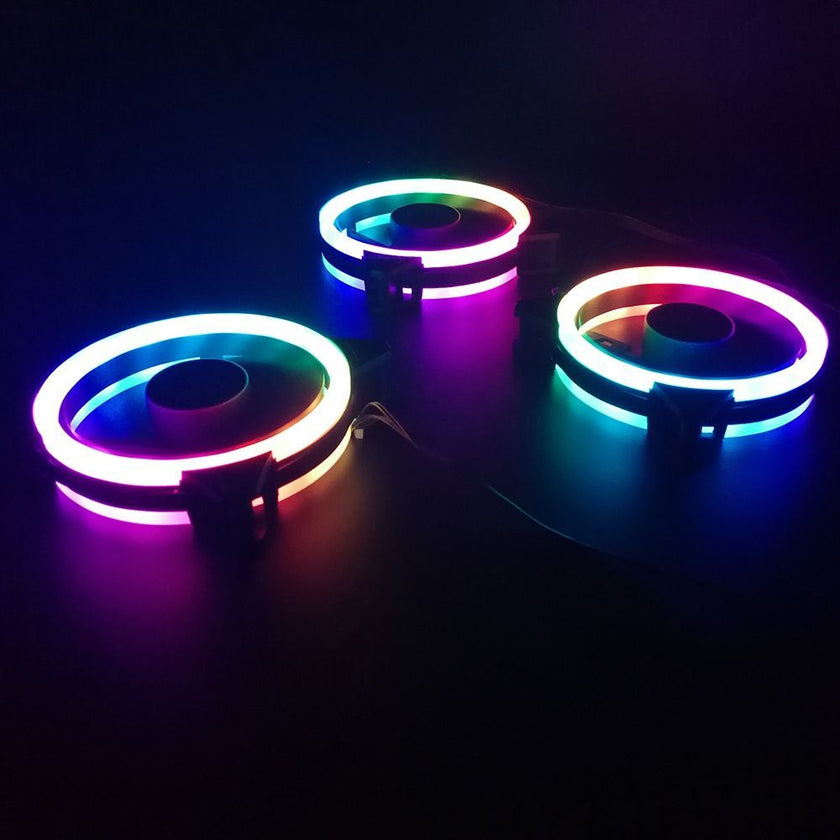DarkFlash DR12 Single ARGB Double Ring RGB Cooling Fan