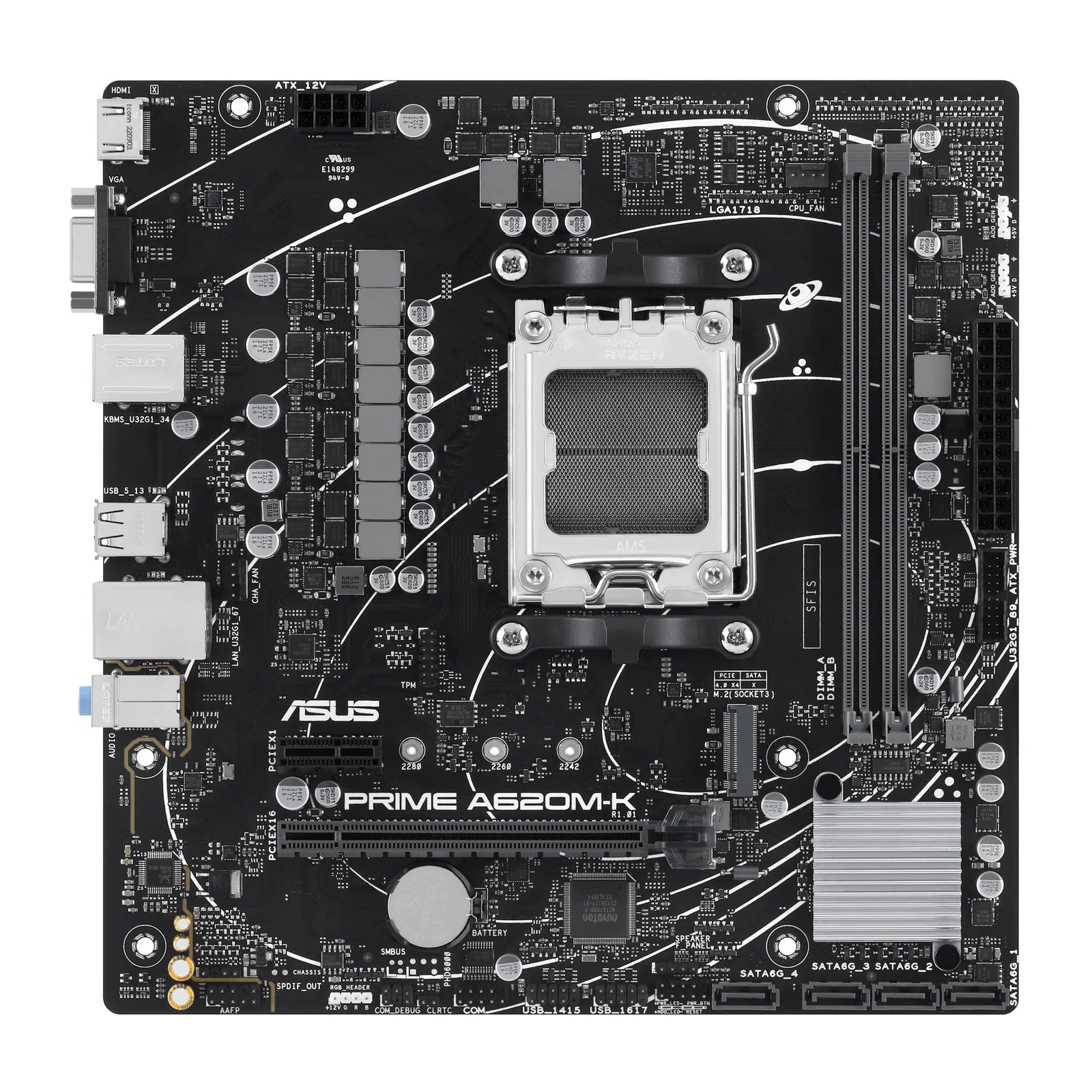 ASUS PRIME A620M-K CSM mATX Motherboard