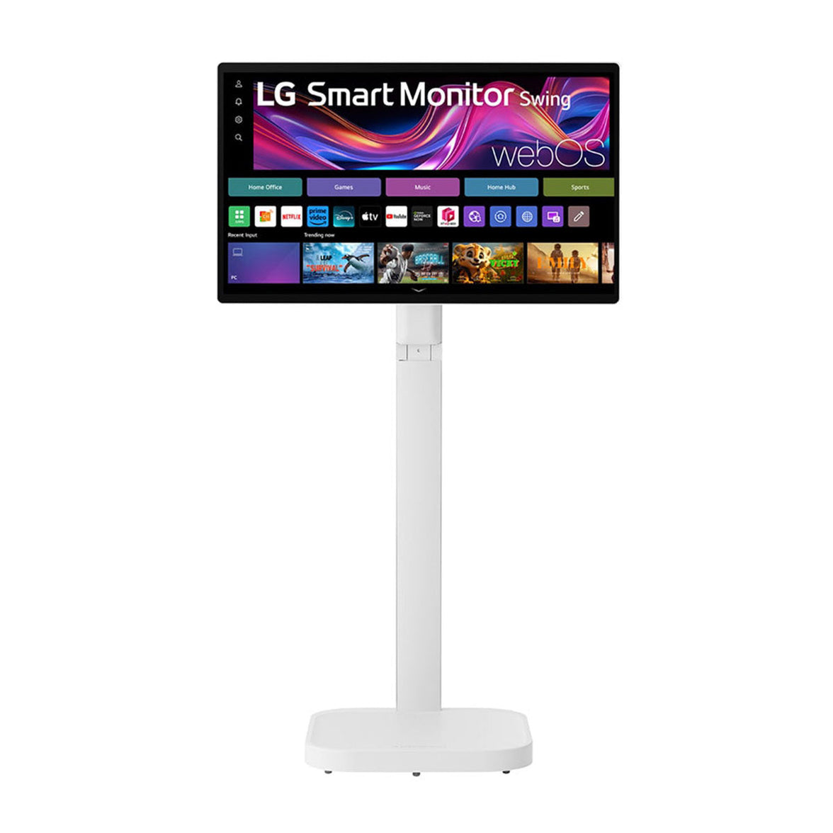 LG 32U889SA-W 31.5" 4K UHD (3840x2160) 60Hz 5ms GTG IPS Smart Monitor Swing