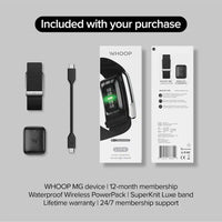 [PRE-ORDER] WHOOP LIFE MG with 12 Months Membership Obsidian/Titanium (2025) (US)