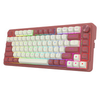 Redragon Ucal Max Tri-Mode Gaming Keyboard White-Red (K673WR RGB)