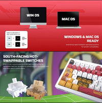 Fantech MK921 MAXFIT8 Tri-Mode Gaming Keyboard One Piece Edition Luffy