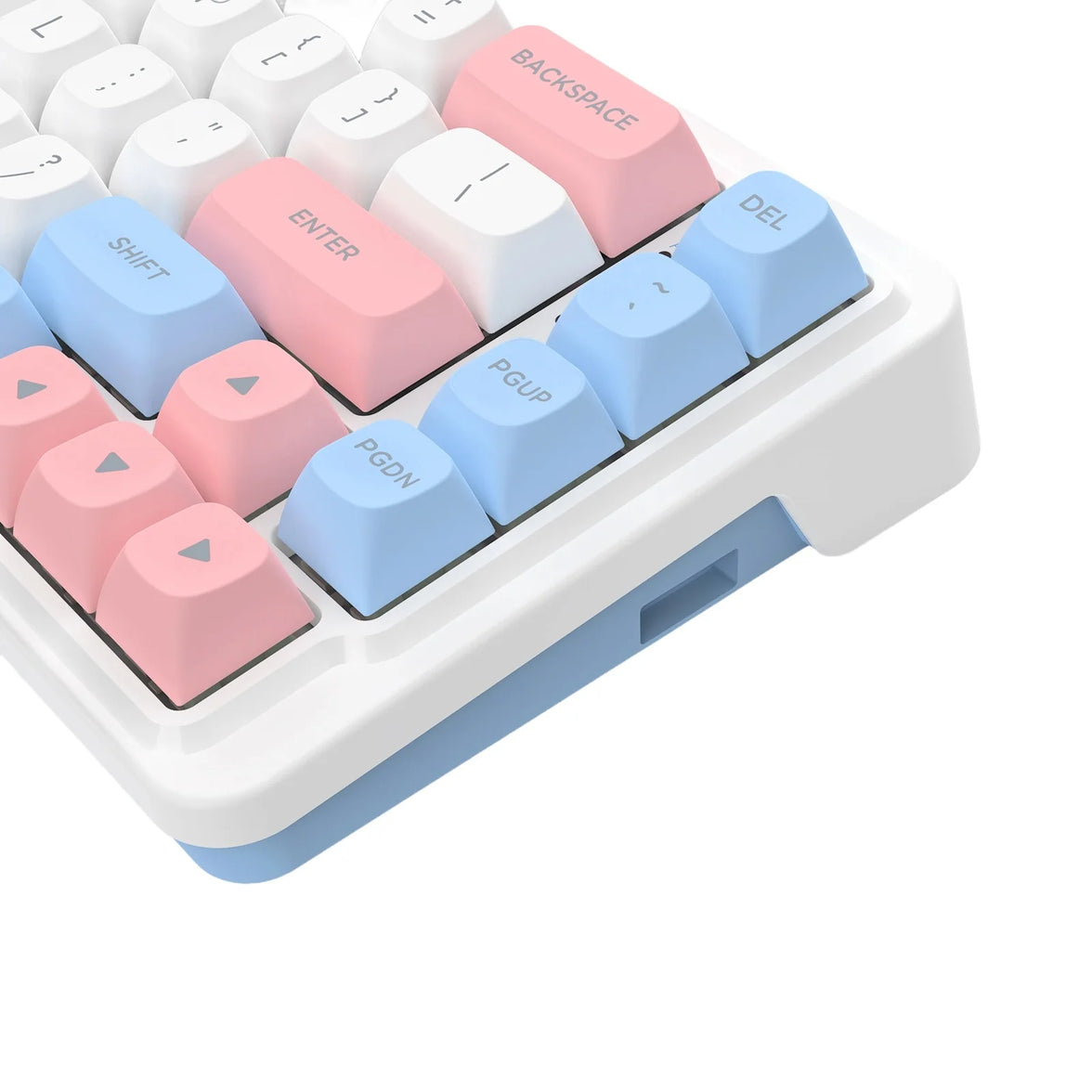 Redragon K709WBP RGB Nova Pro 81 Keys 75% Hot-Swappable Gasket-Mounted Wireless Mechanical Gaming Keyboard (Wonder Pink & Blue)