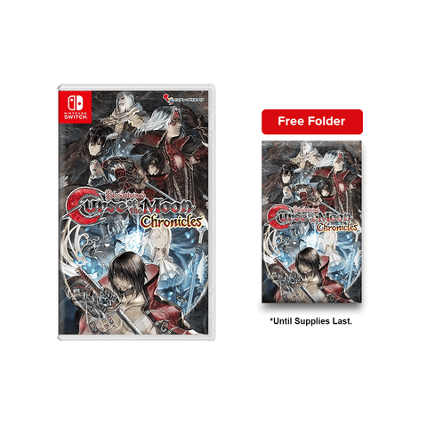 Bloodstained Curse of the Moon Chronicles Standard Edition with free Folder - Nintendo Switch [JPN]