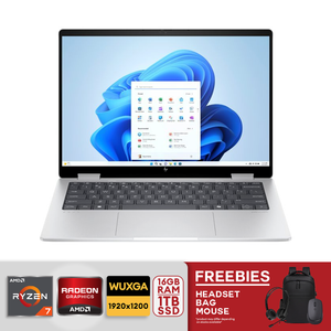 HP Envy 2n1 14" WUXGA Touch-Screen AMD Ryzen 7-8000 16GB/1TB SSD 14-fa0023dx Glacier Silver