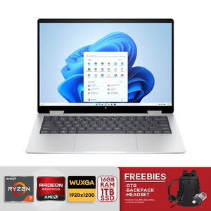 HP Envy 2n1 14" WUXGA Touch-Screen AMD Ryzen 7-8000 16GB/1TB SSD 14-fa0023dx Glacier Silver