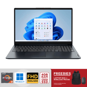 Lenovo IdeaPad 1 15.6" FHD AMD Ryzen 3-7320U 4GB /128GB SSD AMD Radeon 610M Win 11 - Abyss Blue