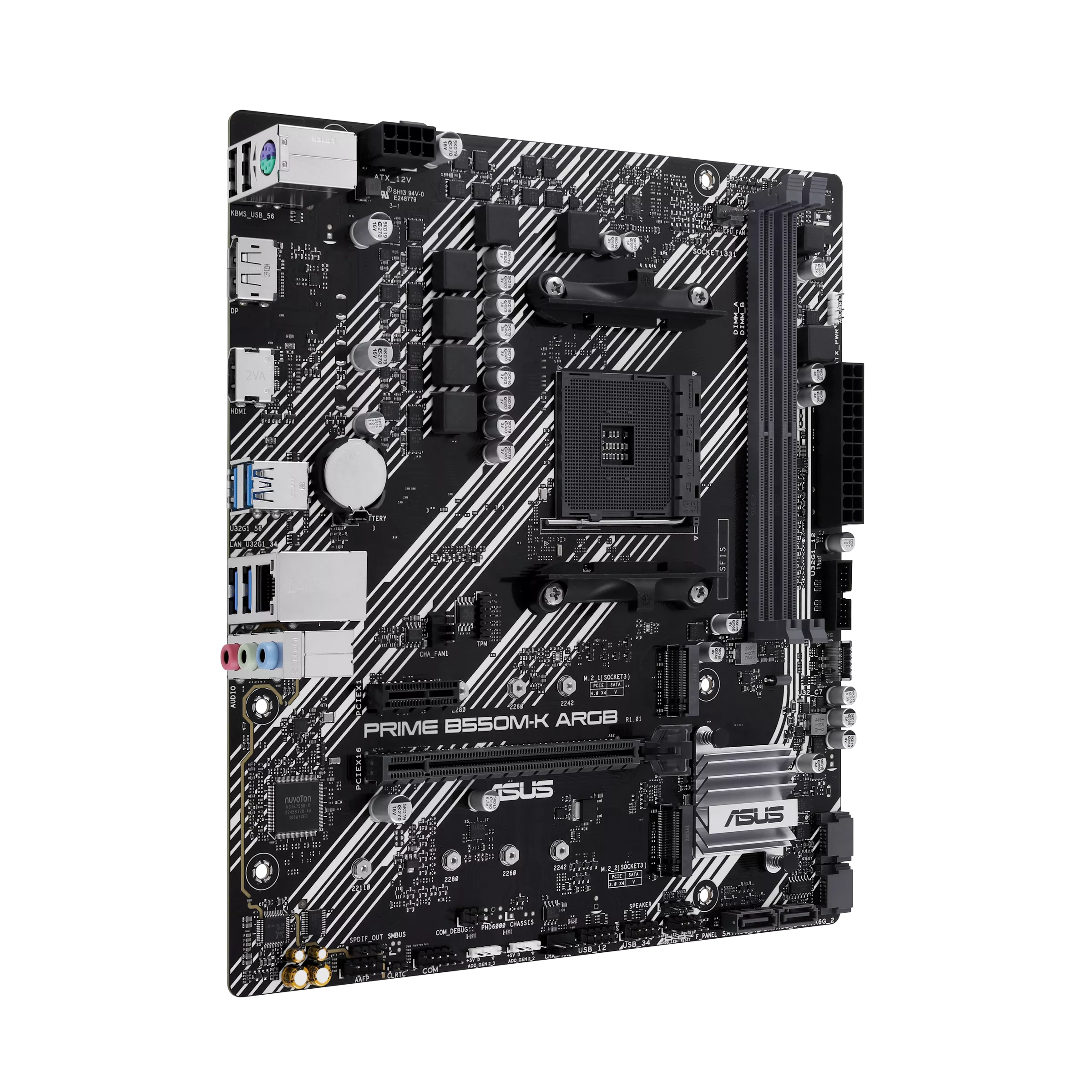 ASUS PRIME B550M-K ARGB AM4 Motherboard