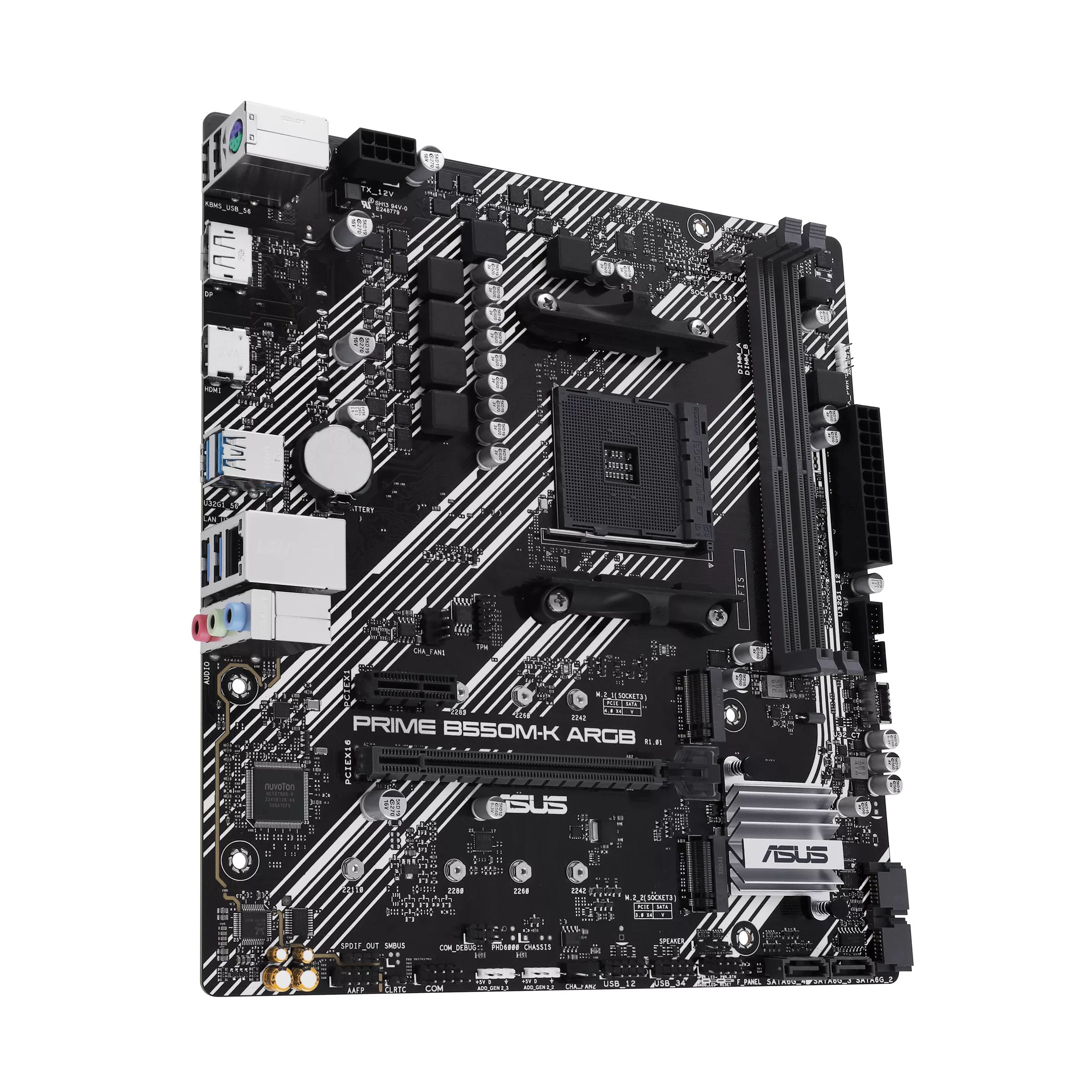 ASUS PRIME B550M-K ARGB AM4 Motherboard