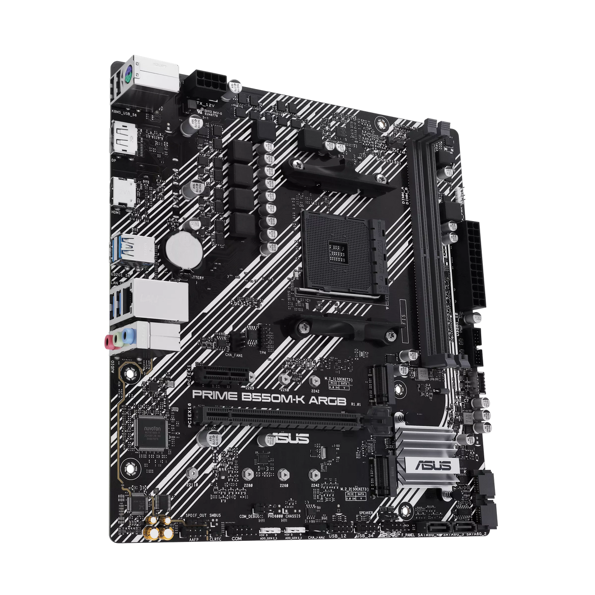 ASUS PRIME B550M-K ARGB AM4 Motherboard