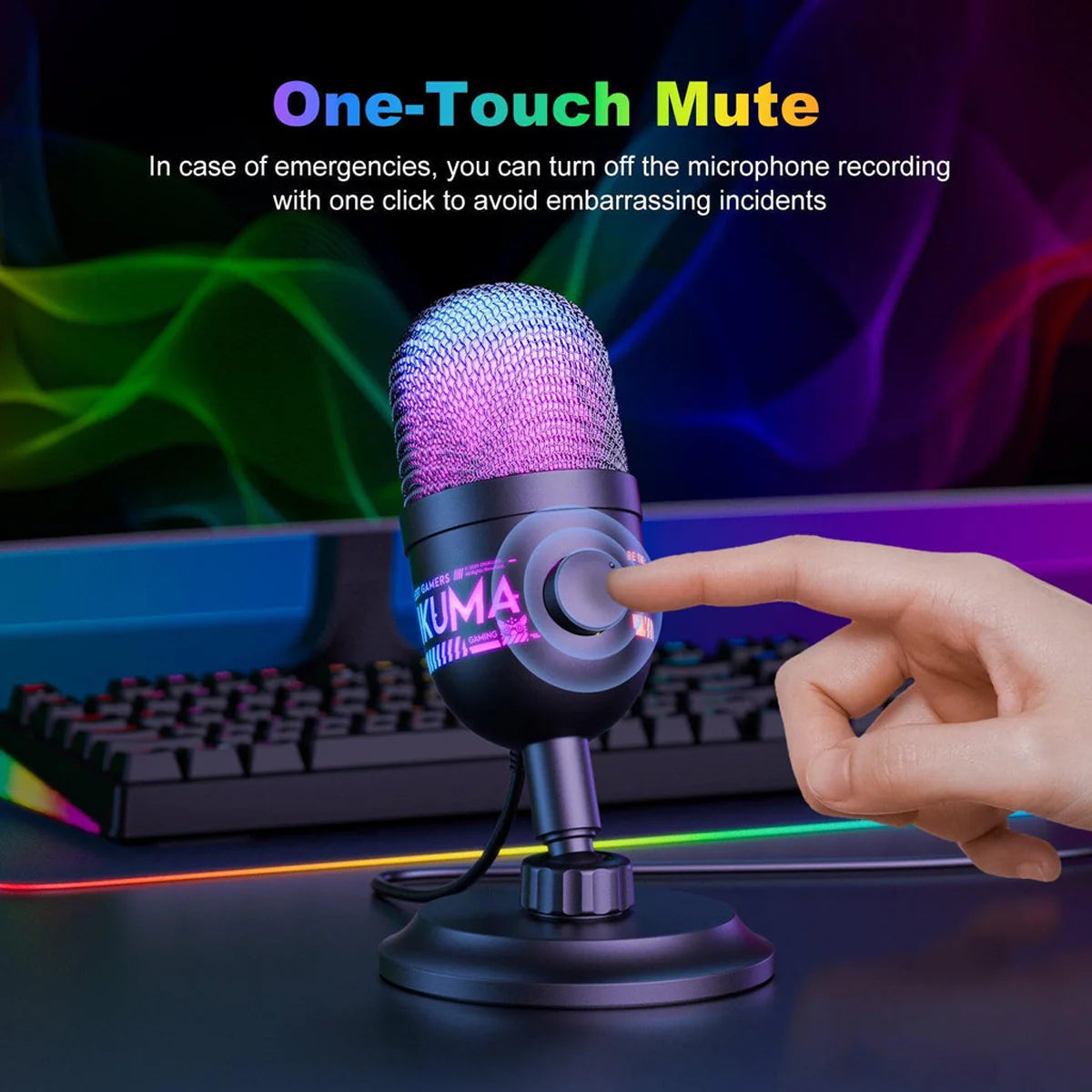 Onikuma M930 Microphone Black