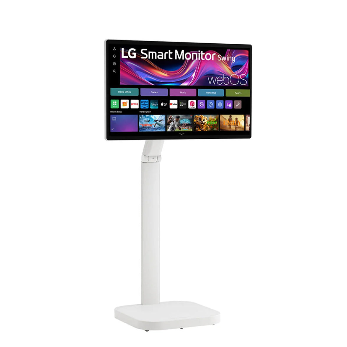 LG 32U889SA-W 31.5" 4K UHD (3840x2160) 60Hz 5ms GTG IPS Smart Monitor Swing