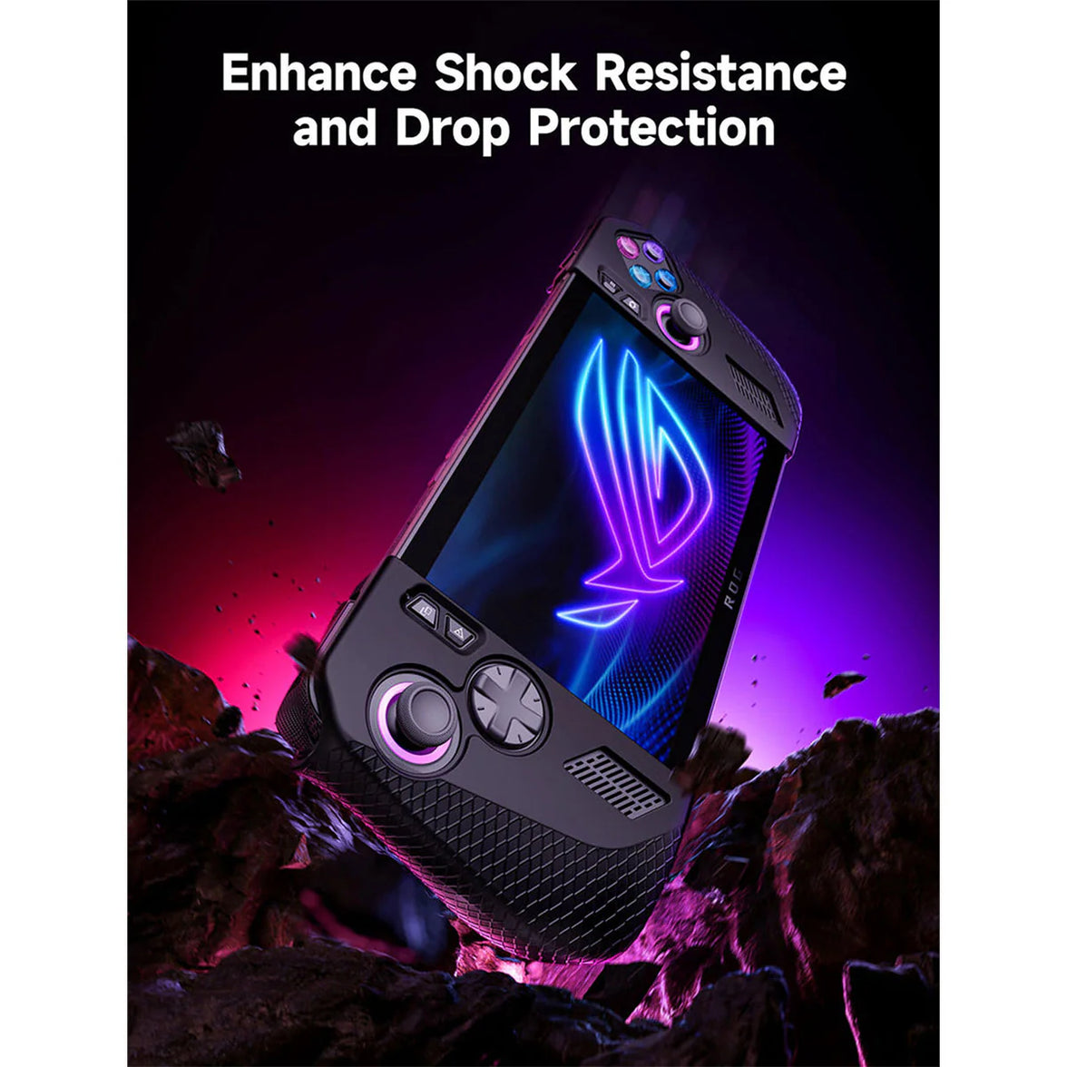 JSAUX Silicone Grip for ROG XBox Ally X Black PC0113