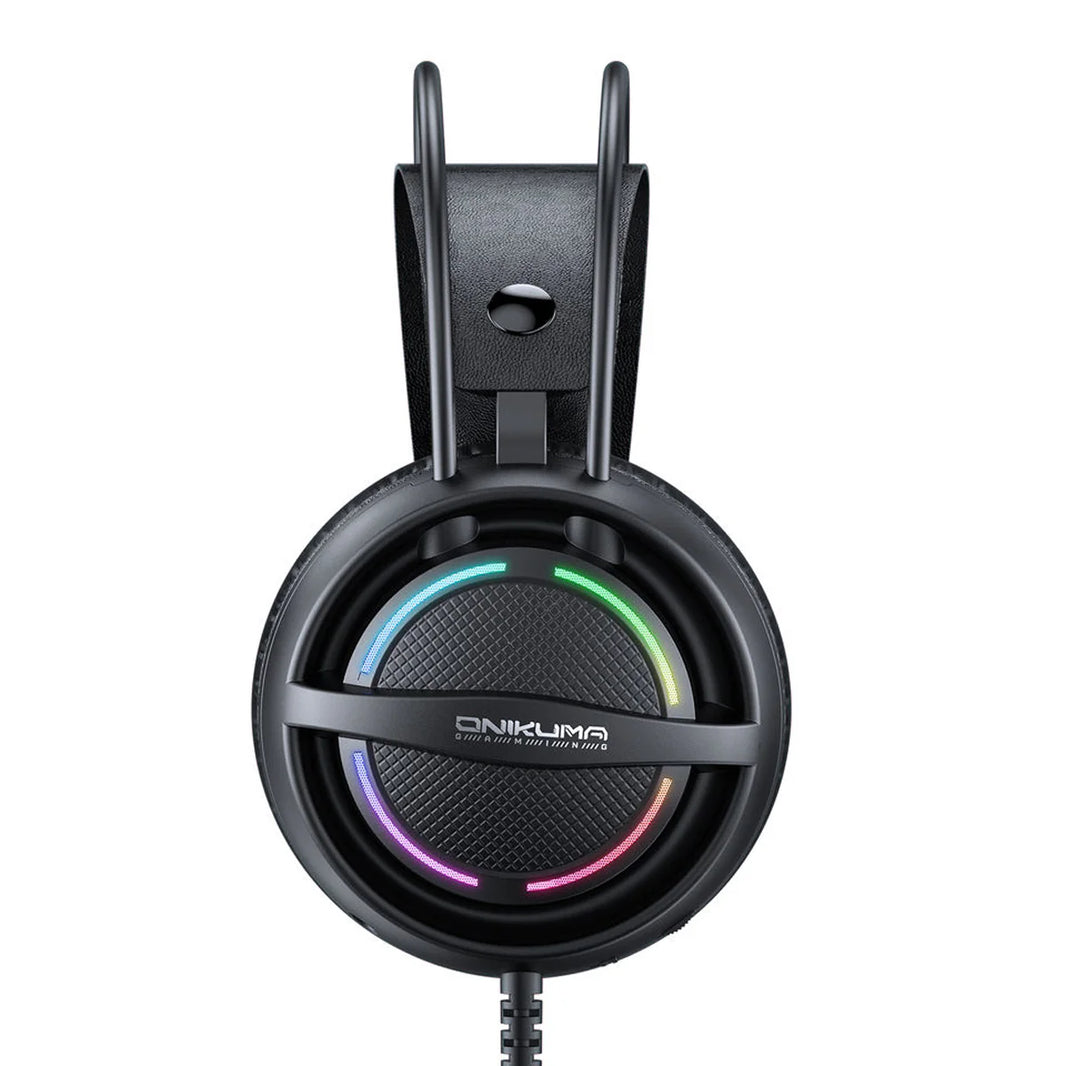 Onikuma X88 RGB Wired Gaming Headphone (Black)