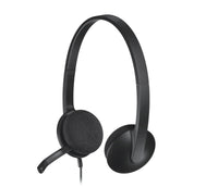 Logitech H340 USB Wired Headset Black