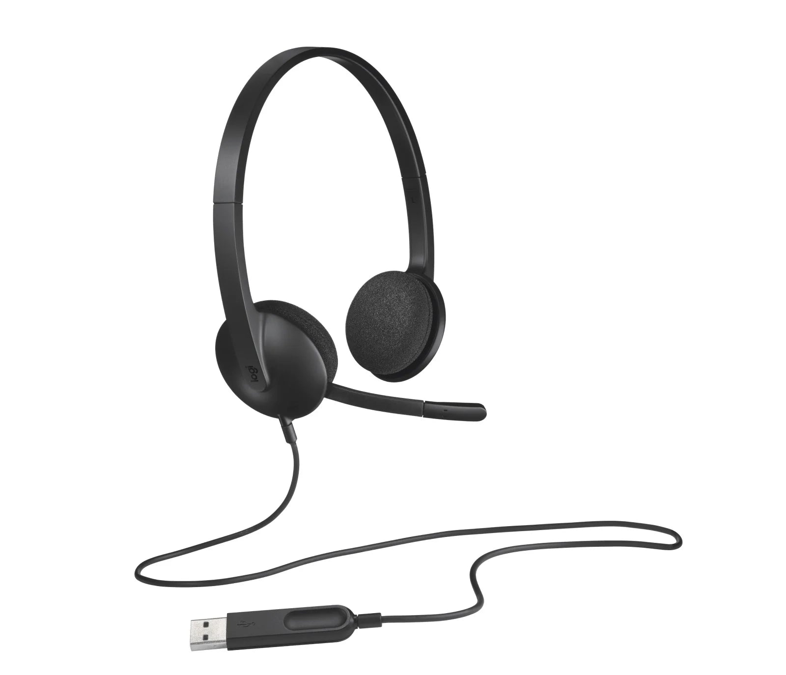 Logitech H340 USB Wired Headset Black