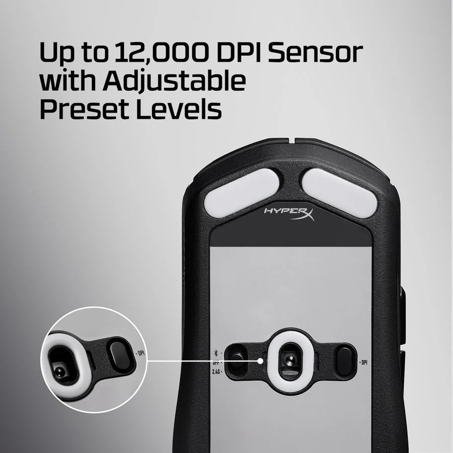 HyperX Pulsefire Fuse Wireless Black Gaming Mouse (Black)