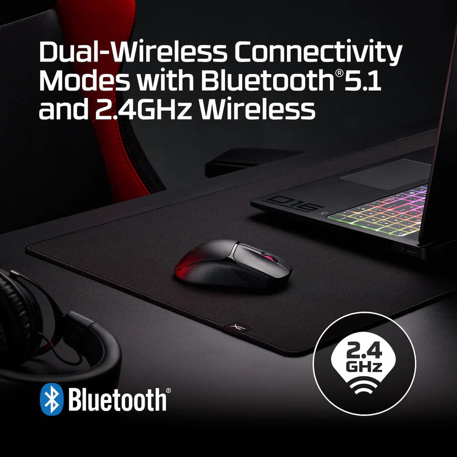 HyperX Pulsefire Fuse Wireless Black Gaming Mouse (Black)