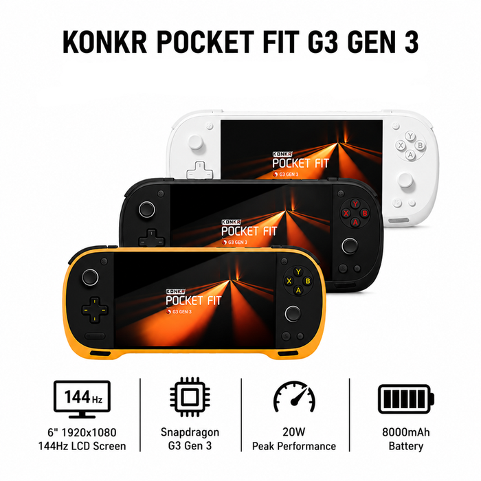 KONKR Pocket Fit G3 Handheld Console