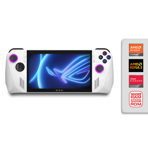 ROG Ally AMD Ryzen™ Z1 Extreme 16GB RAM + 512GB ROM Handheld Game Console [White]