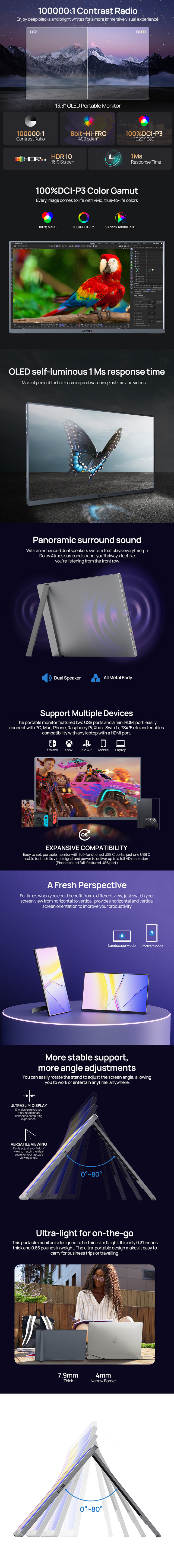 [PRE-ORDER] ARZOPA A3C Pro Portable Monitor