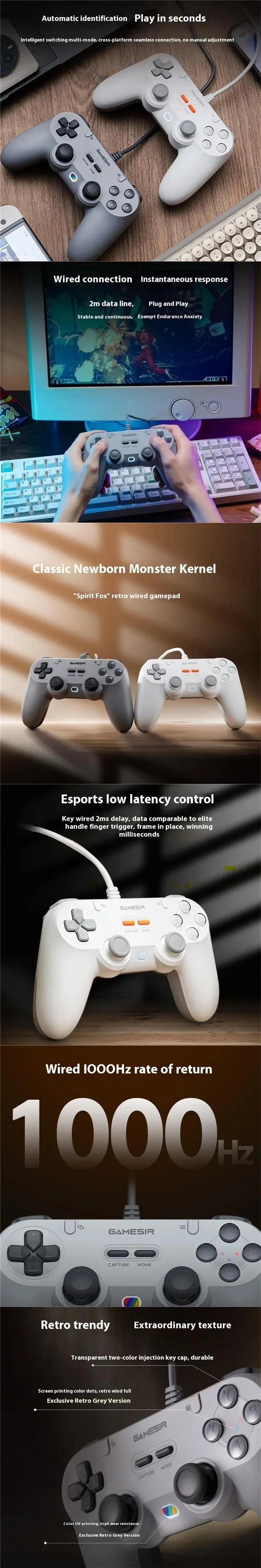 Gamesir T3 Lite Wired Game Controller