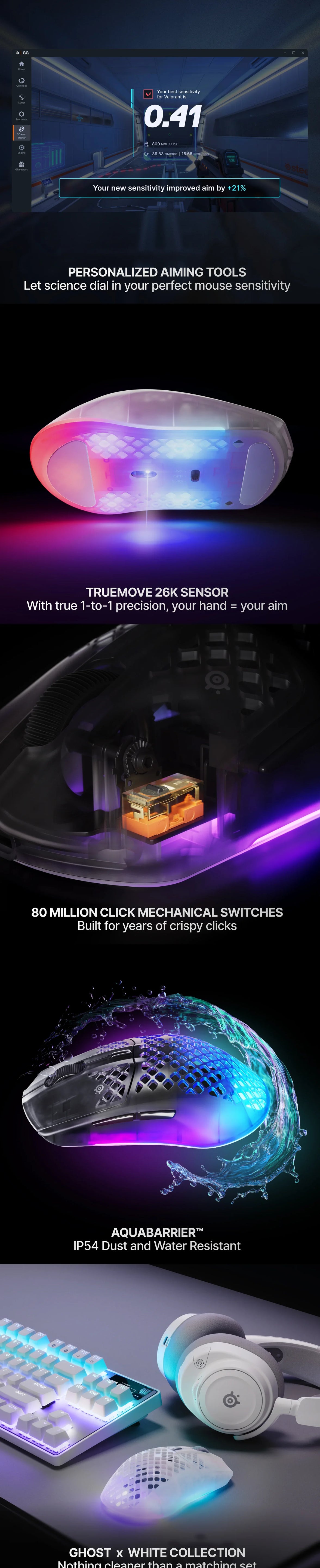 SteelSeries Mouse Aerox 3 Wireless Gen 2