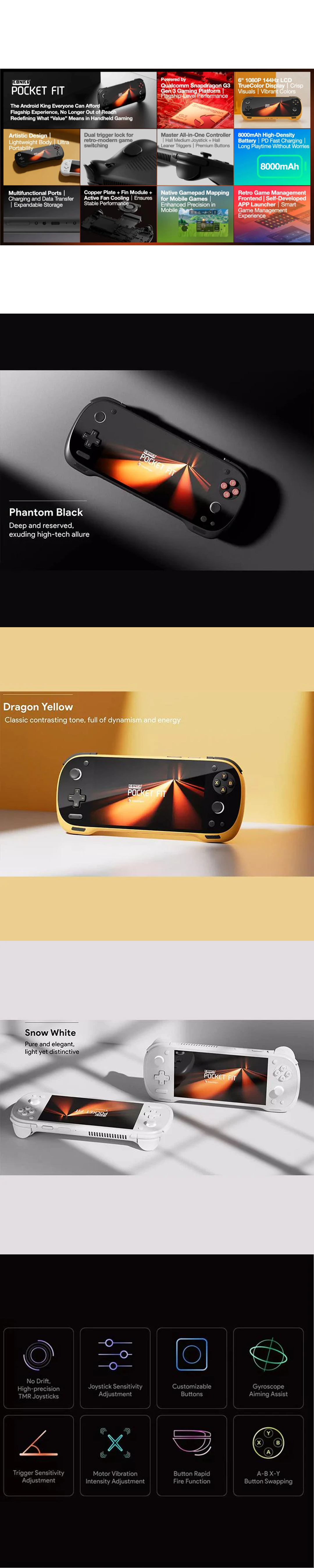 KONKR Pocket Fit G3 Handheld Console