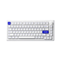 Akko MOD 007B PC Blue White Multi-Modes Hot-Swappable Mechanical Keyboard (Akko V3 Piano Pro Switch)