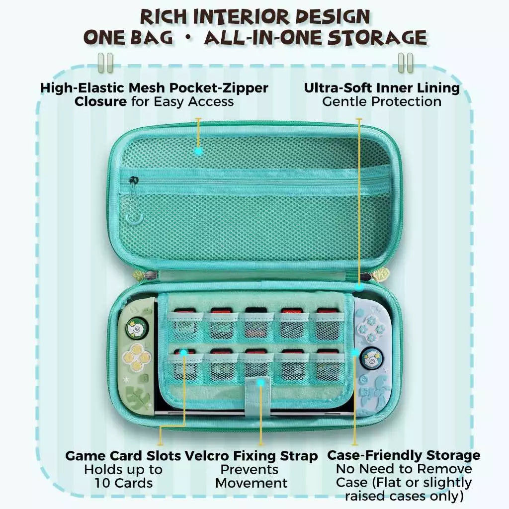 IINE Island Dream Eva Carrying Storage Case for Nintendo Switch 2 L1275