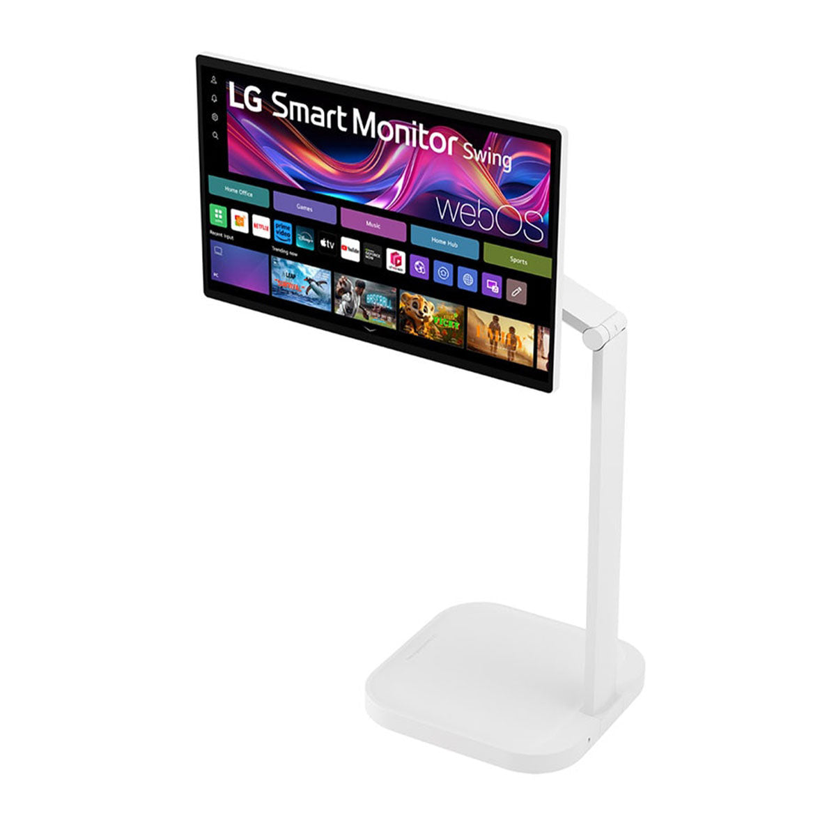 LG 32U889SA-W 31.5" 4K UHD (3840x2160) 60Hz 5ms GTG IPS Smart Monitor Swing