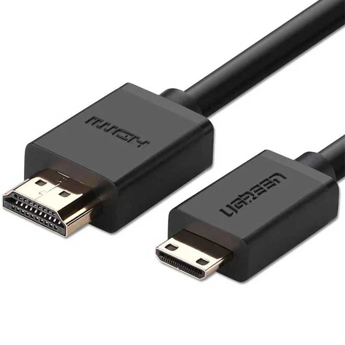 UGREEN Mini HDMI Male To HDMI Male Cable - 1.5M (Black) (HD108/11167)