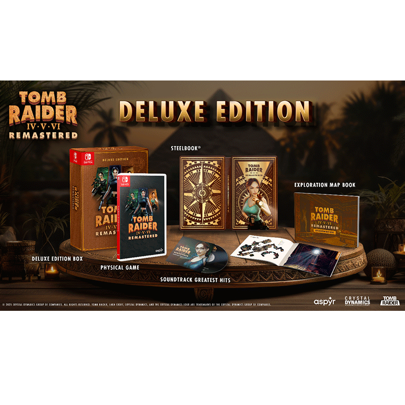 Nintendo Switch Tomb Raider IV-VI Remastered Starring Lara Croft Deluxe Edition (EU)
