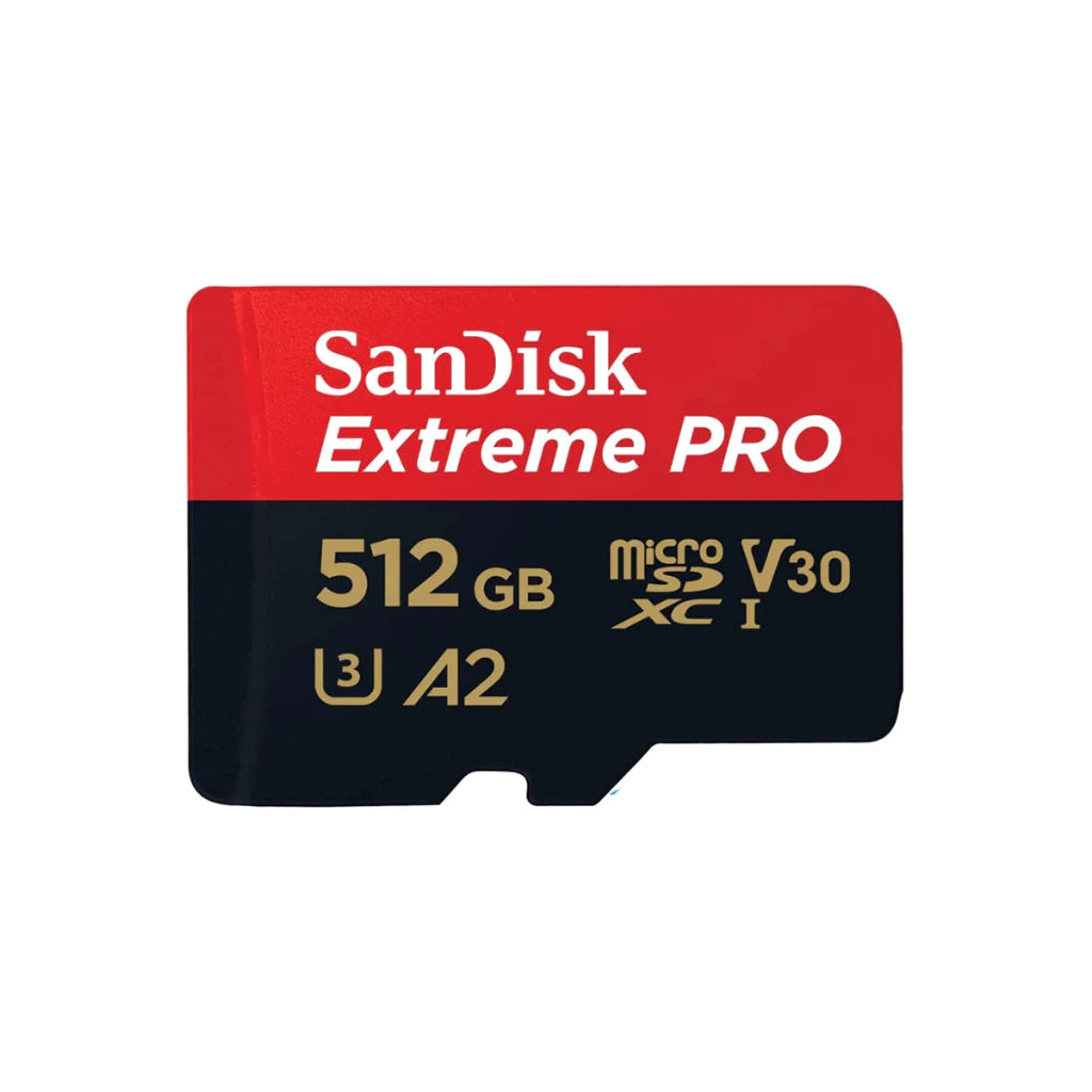 SanDisk Extreme PRO microSD UHS-I Card~ 512GB close up