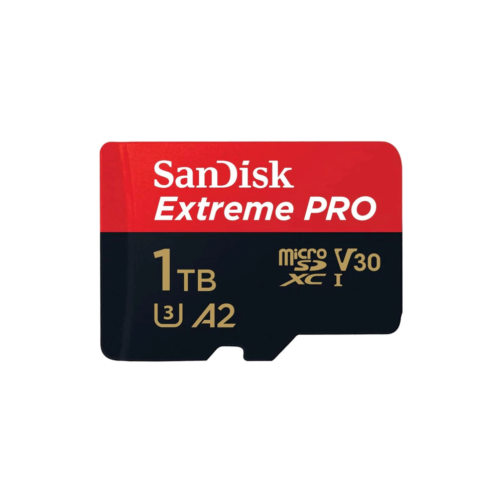 SanDisk Extreme PRO SDSQXCD MicroSDXC A2 UHSI 200MBs w/ Adapter 1TB