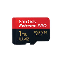 SanDisk Extreme PRO SDSQXCD MicroSDXC A2 UHSI 200MBs w/ Adapter 1TB
