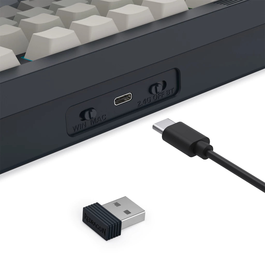 Redragon Otiim Pro Gaming Keyboard Gradient Grey (K729SP-RGB-PRO)