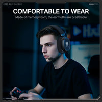 Onikuma GT839 Wireless Gaming Headset Black