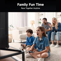 JSAUX Racing Steering Wheel For Nintendo Switch 2 GP0403 (Black)