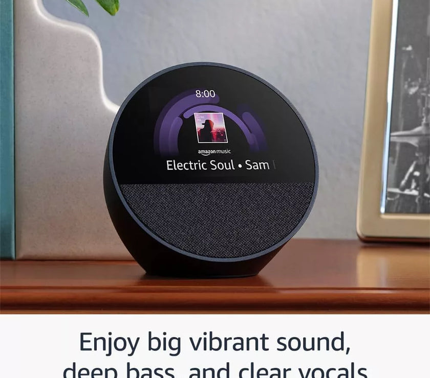 Amazon Echo Spot (2024 release), Smart alarm clock with vibrant sound