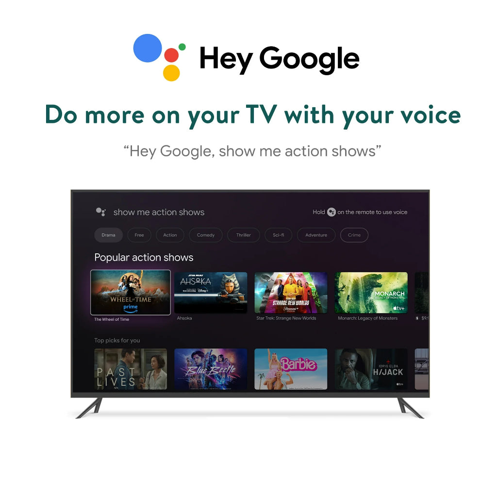 onn Google 4K Pro Streaming Device with Google TV Hands-Free Voice Control & Dolby Atmos/Dolby Vision