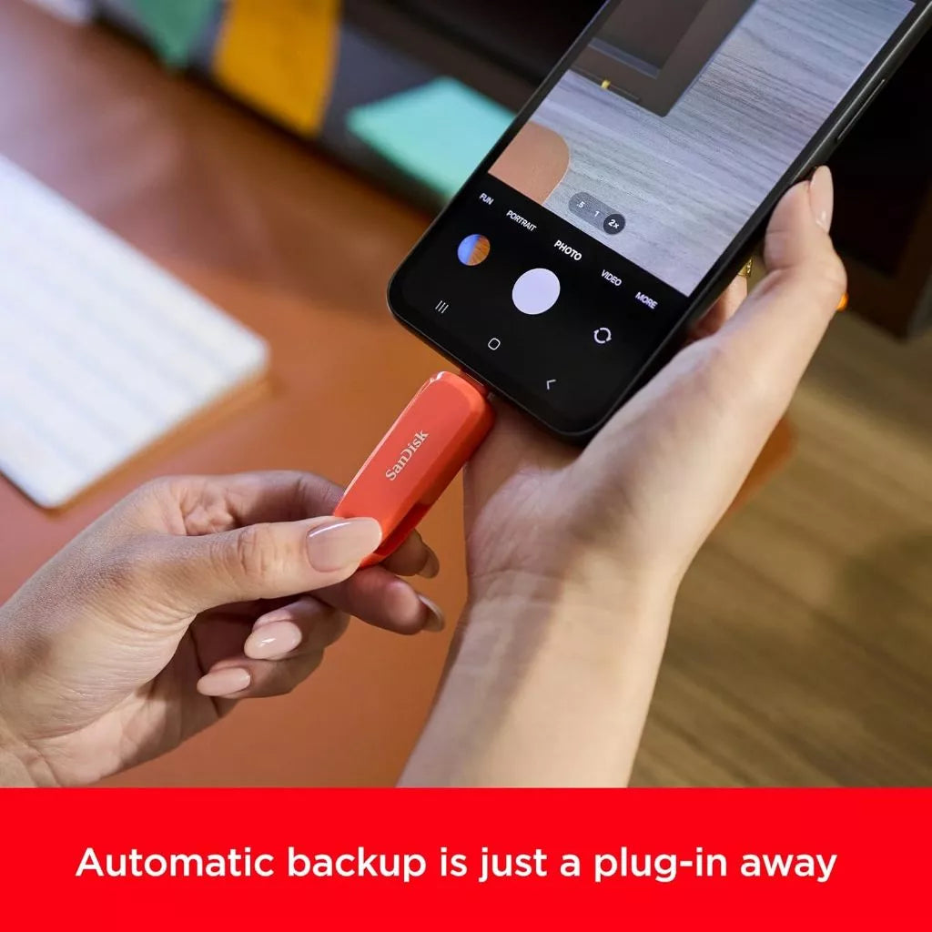 SanDisk Ultra SDDDC6 Phone Drive USB Type-C 128GB Black