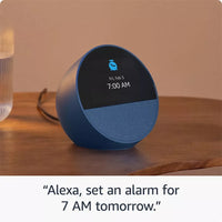 Amazon Echo Spot 2024 Setting Alarm with Alexa