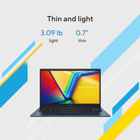 ASUS Vivobook 14" Full HD Intel Core i3-1315U 8GB RAM / 128GB SSD, Win 11 Home Quiet Blue