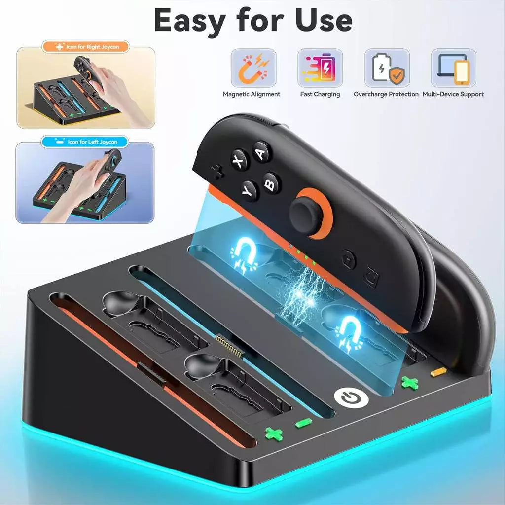 OIVO Joy-con Charging Dock for Nintendo Switch 2 (Black) (VG-SW223)